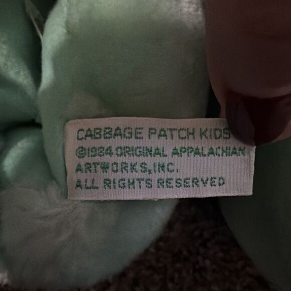 1984 Cabbage Patch Kids Slippers Adult Size 7–8 Vintage R.G. Barry Rare - Picture 5 of 8